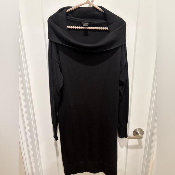Ann Taylor Cowl Neck Sweater Dress - Picture 2 of 9